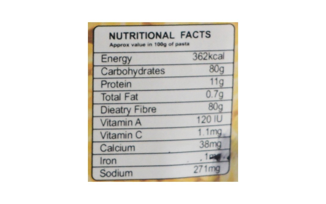 Delsano Whole Wheat Pasta    Pack  250 grams